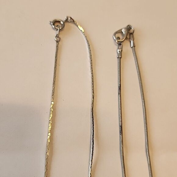 Silver Tone Chain Necklace Bundle - Picture 3 of 4